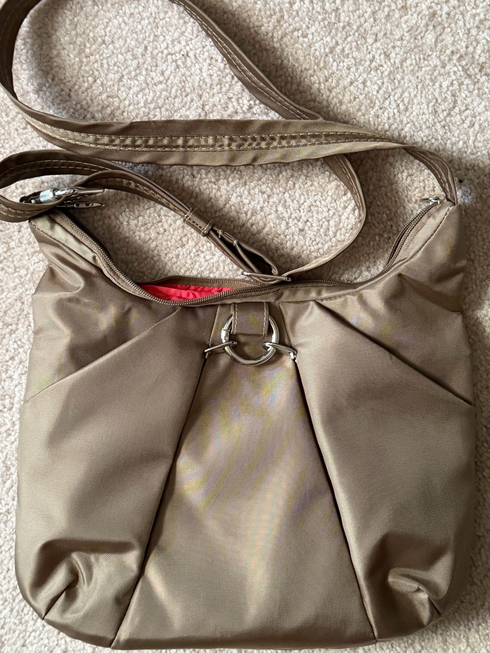 Travelon Anti Theft Bag Taupe Medium size